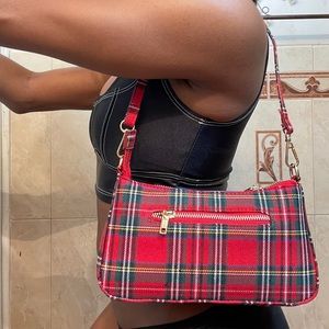 Cute plaid purse